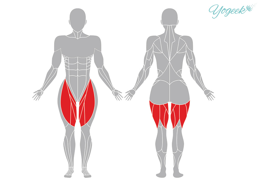 がっせきのポーズの効果のある身体部位